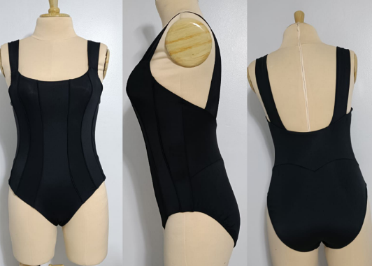 Butt'r Up Designs Corset One-Piece Butt-Lift Bathing Swimsuit