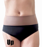 Butt'r Up™ Designs Butt-Lift Retro Fold-Over Bathing Suit Bikini Bottom