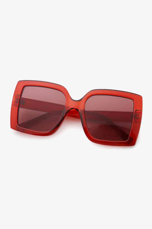 Acetate Lens Square Sunglasses