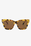 Tortoise Shell Wayfarer Cat Style Acetate Lens UV400 Sunglasses
